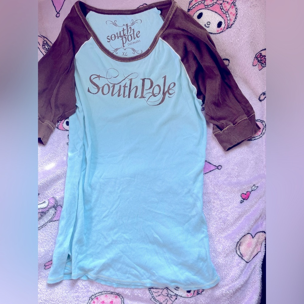 South Pole vintage raglan